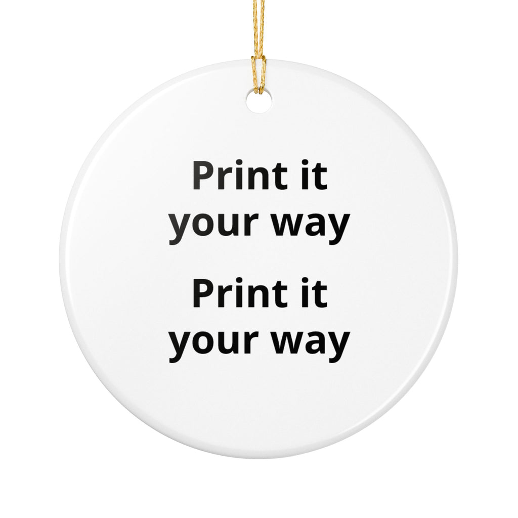 Jesus Candy Cane Ceramic Ornament – Religious Christmas Tree Decoration