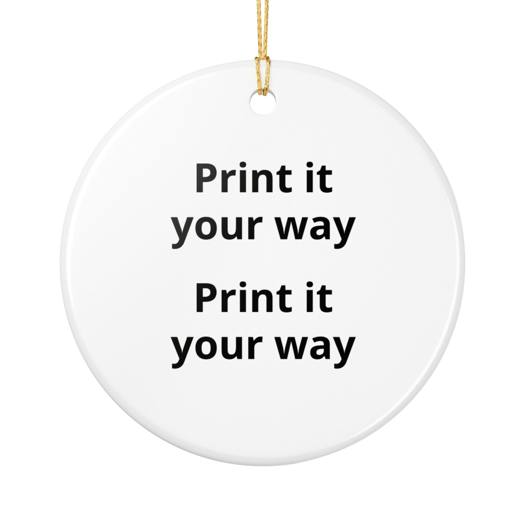 Jesus Candy Cane Ceramic Ornament – Religious Christmas Tree Decoration