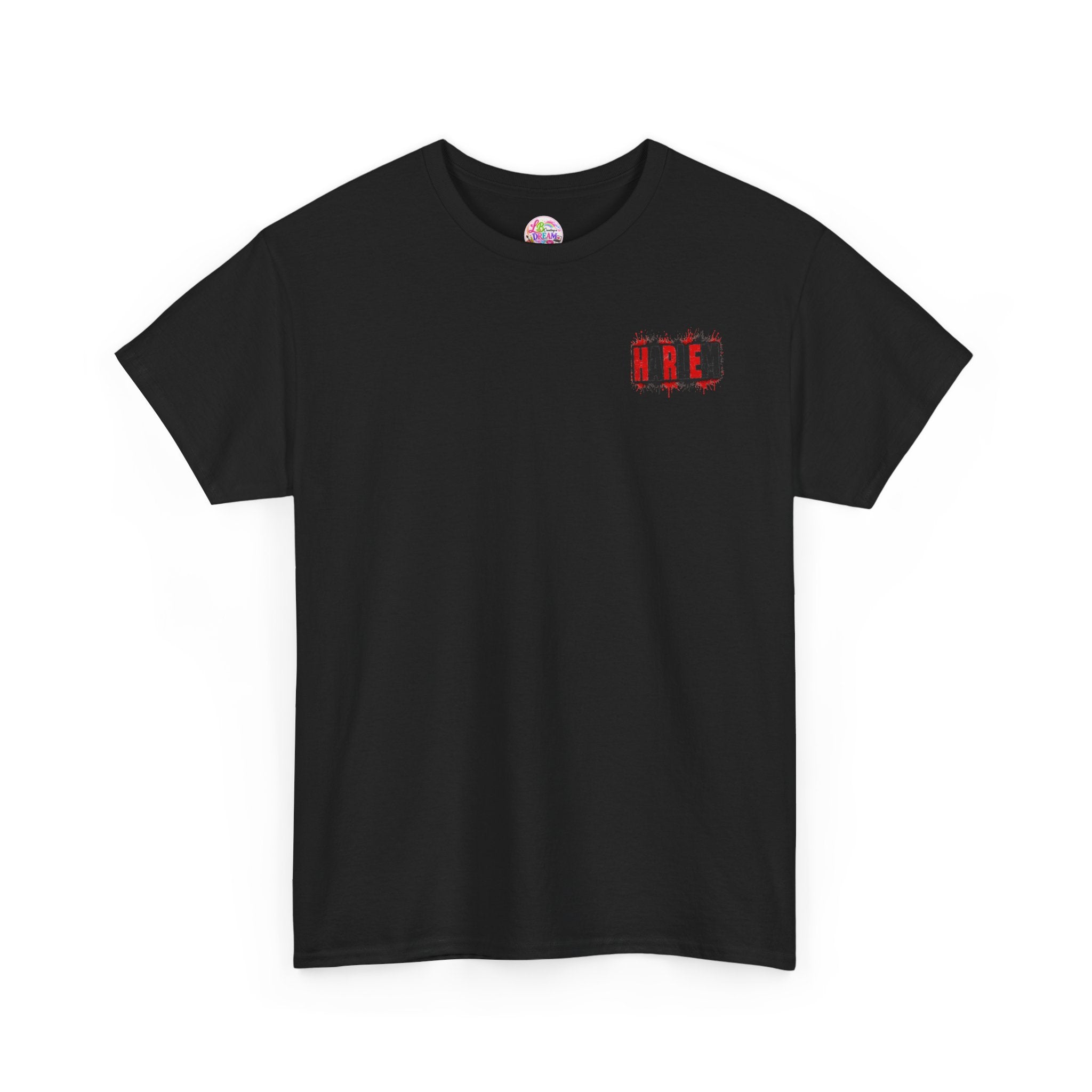 Harlem Graffiti T-Shirt — Bold Red & Black Urban Streetwear Tee