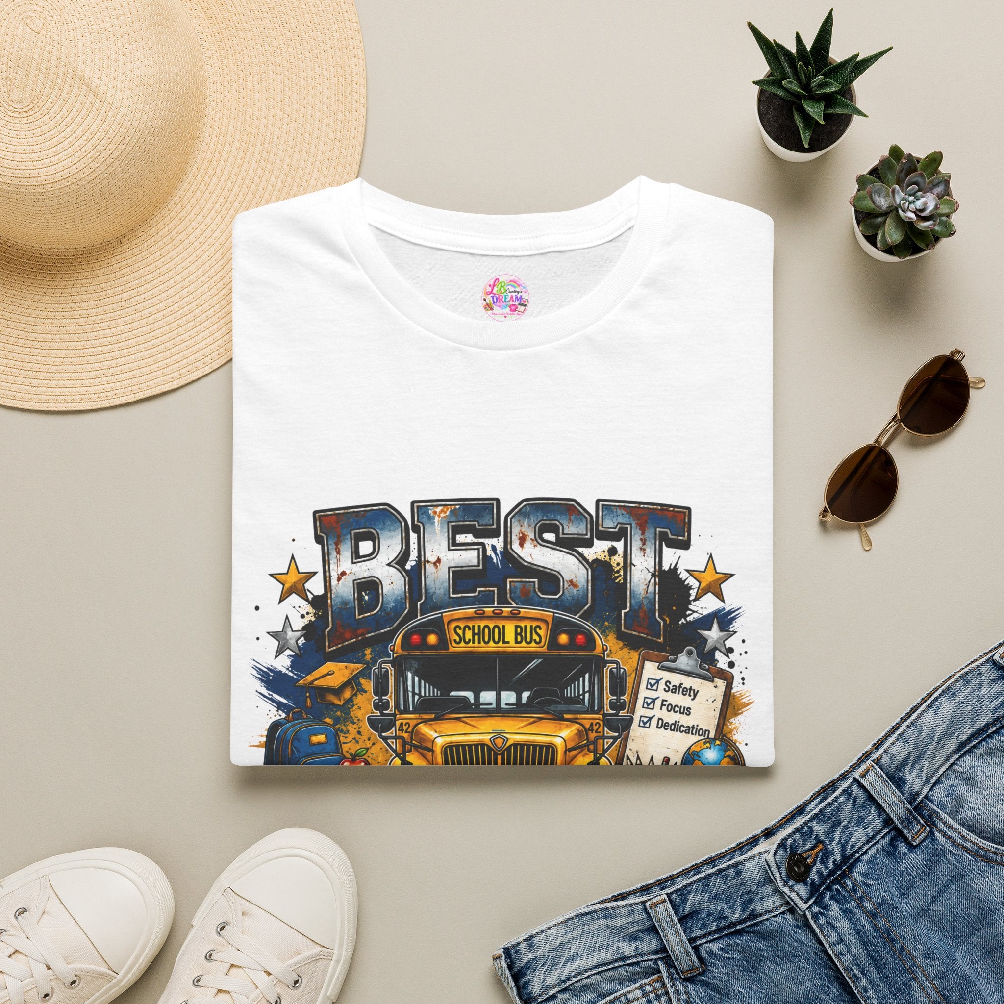 School Bus Driver T-Shirt – "Best Driver Ever" Tribute Tee