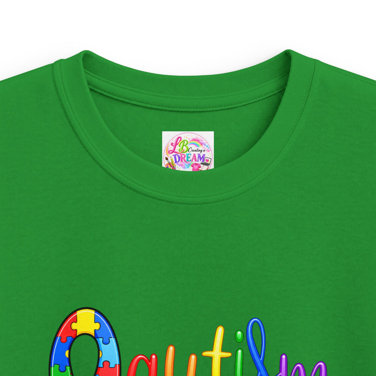 Kids Autism Awareness T-Shirt – Colorful Puzzle Ribbon Tee