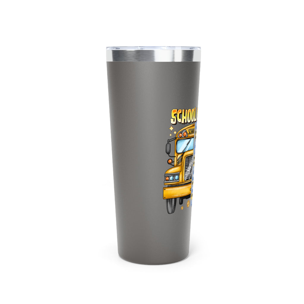 School Bus Driver Tumbler — 22oz Insulated Travel Cup with 'Driver's Prayer' Design