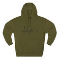 I'm Enough Fleece Hoodie - Self-Love Comfort Pullover