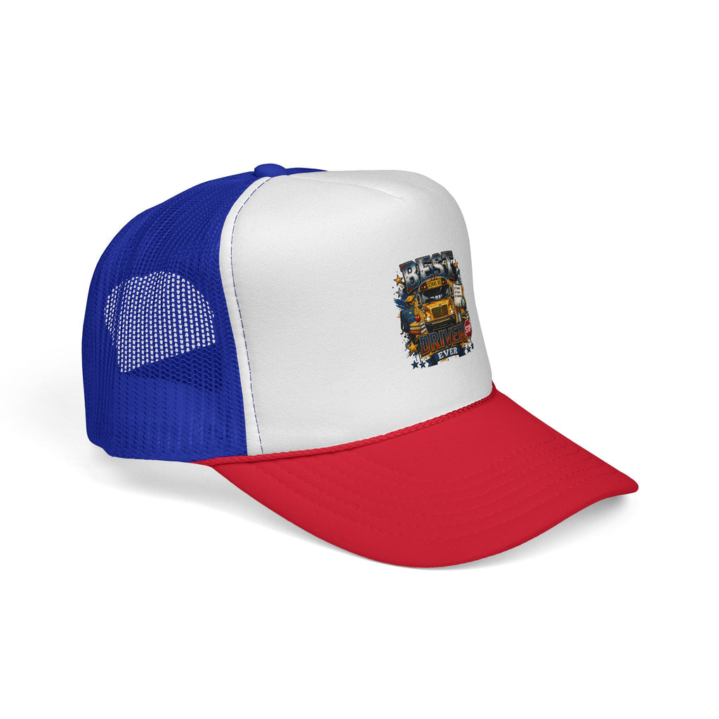 Best Truck Driver Ever Trucker Cap – Vintage School Bus Dad Hat
