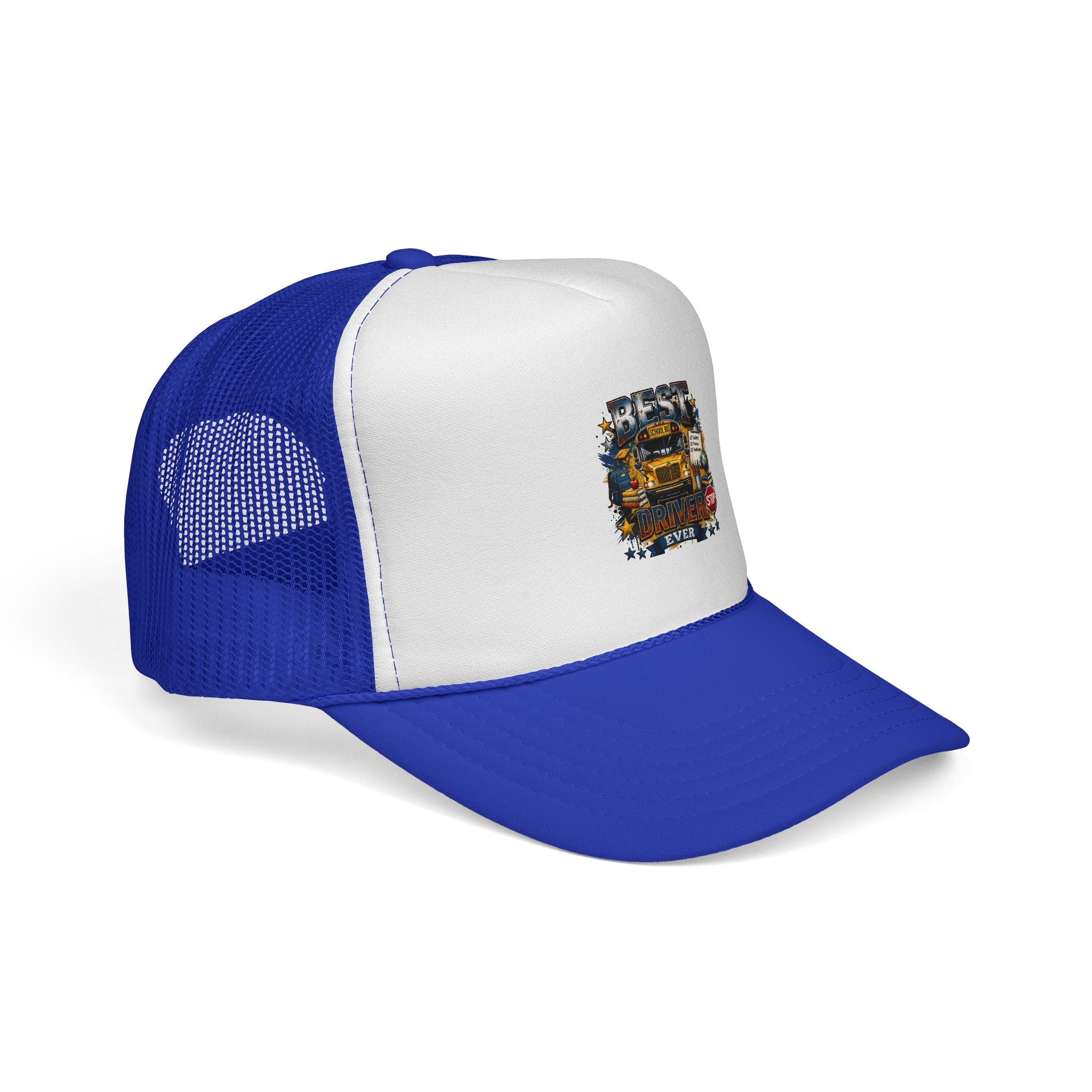 Best Truck Driver Ever Trucker Cap – Vintage School Bus Dad Hat