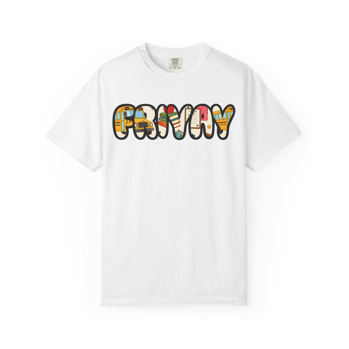 Funny Bubble Letter T-Shirt — Colorful Retro Graphic Tee