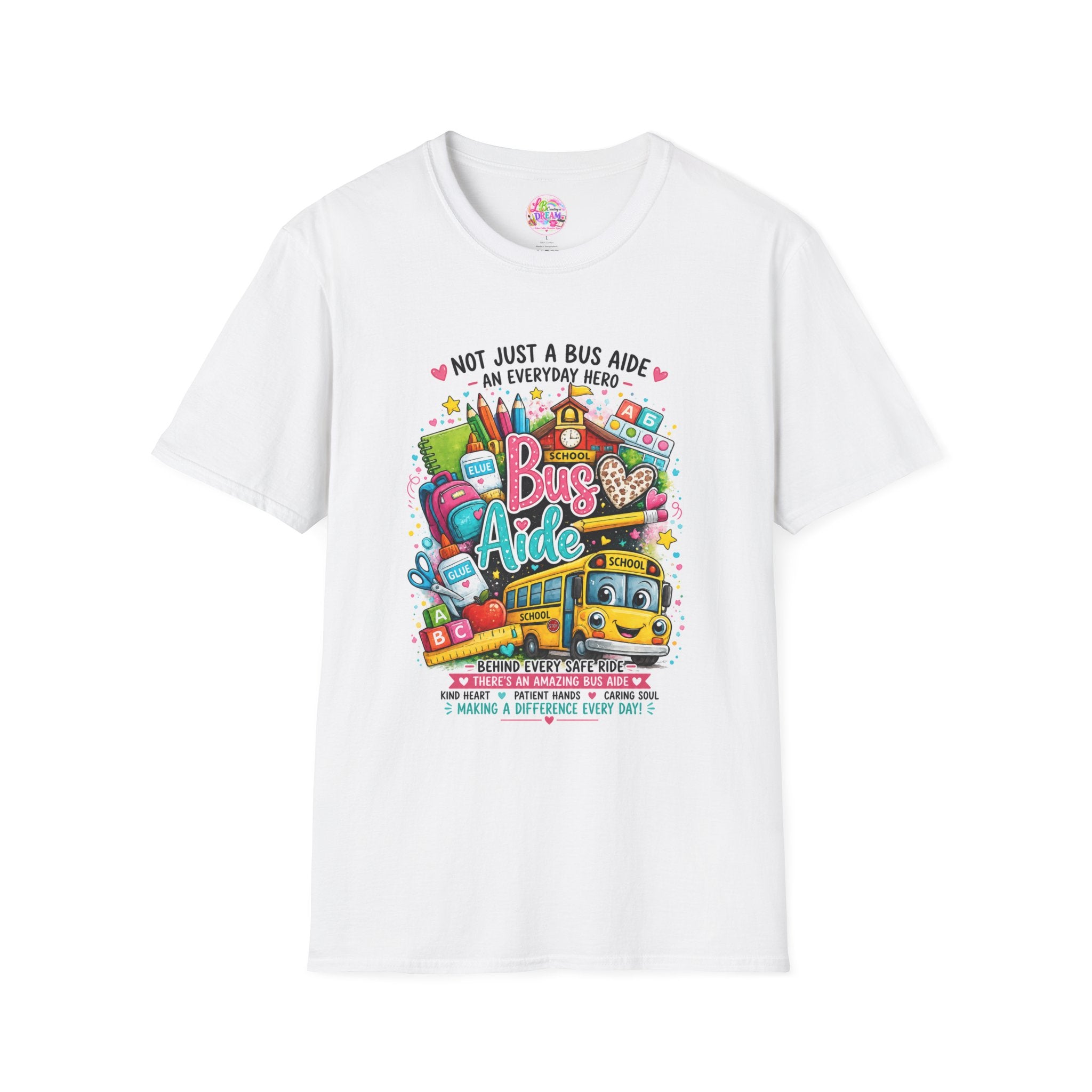 Bus Aide Shirt – Everyday Hero School Bus Aide T-Shirt | Back to School Gift