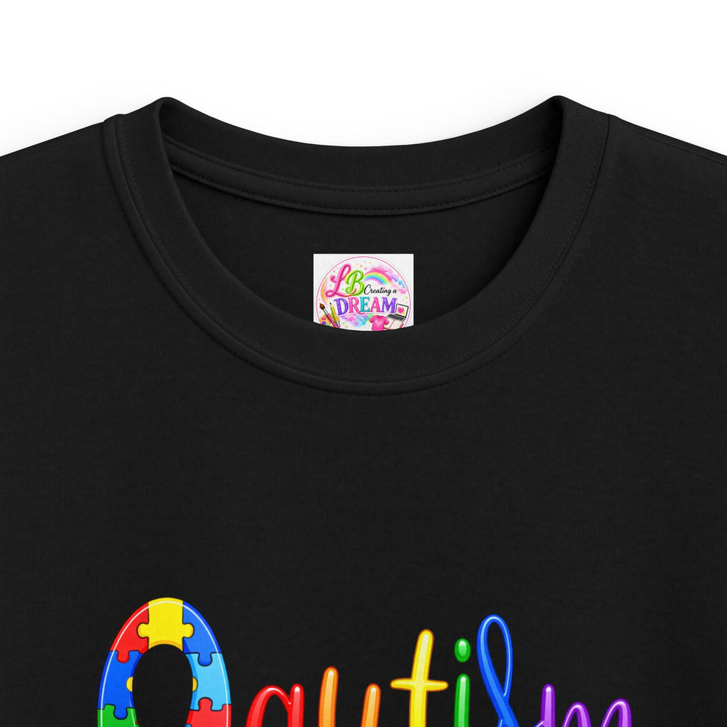Kids Autism Awareness T-Shirt – Colorful Puzzle Ribbon Tee