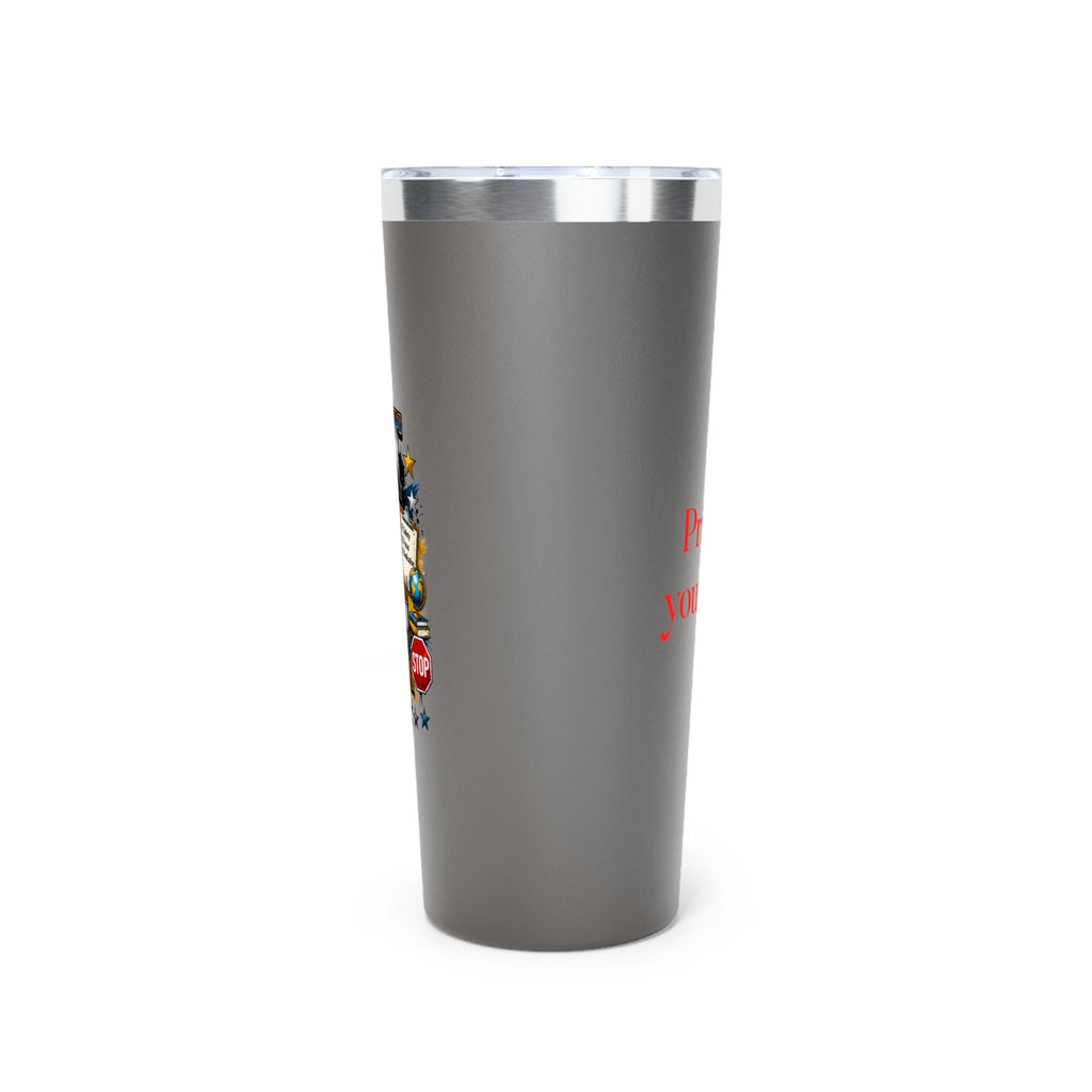 22oz Insulated Tumbler — Bright USA Mechanic Vintage “Best Dad” Design
