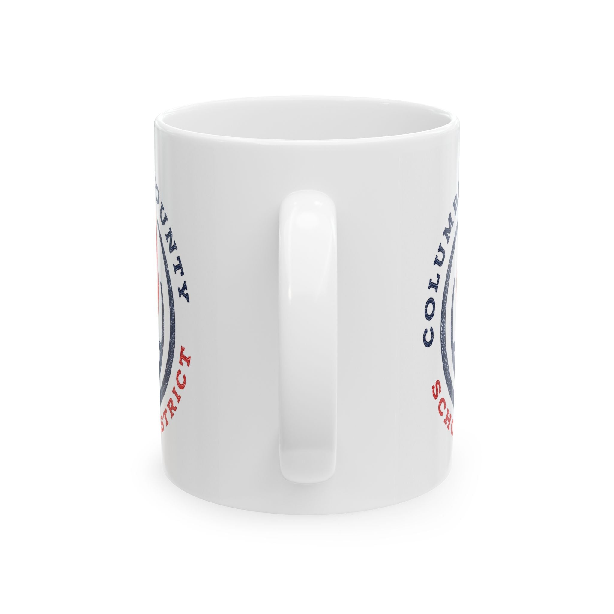 Columbia County School District Logo Mug — Ceramic Coffee Cup (11oz, 15oz)