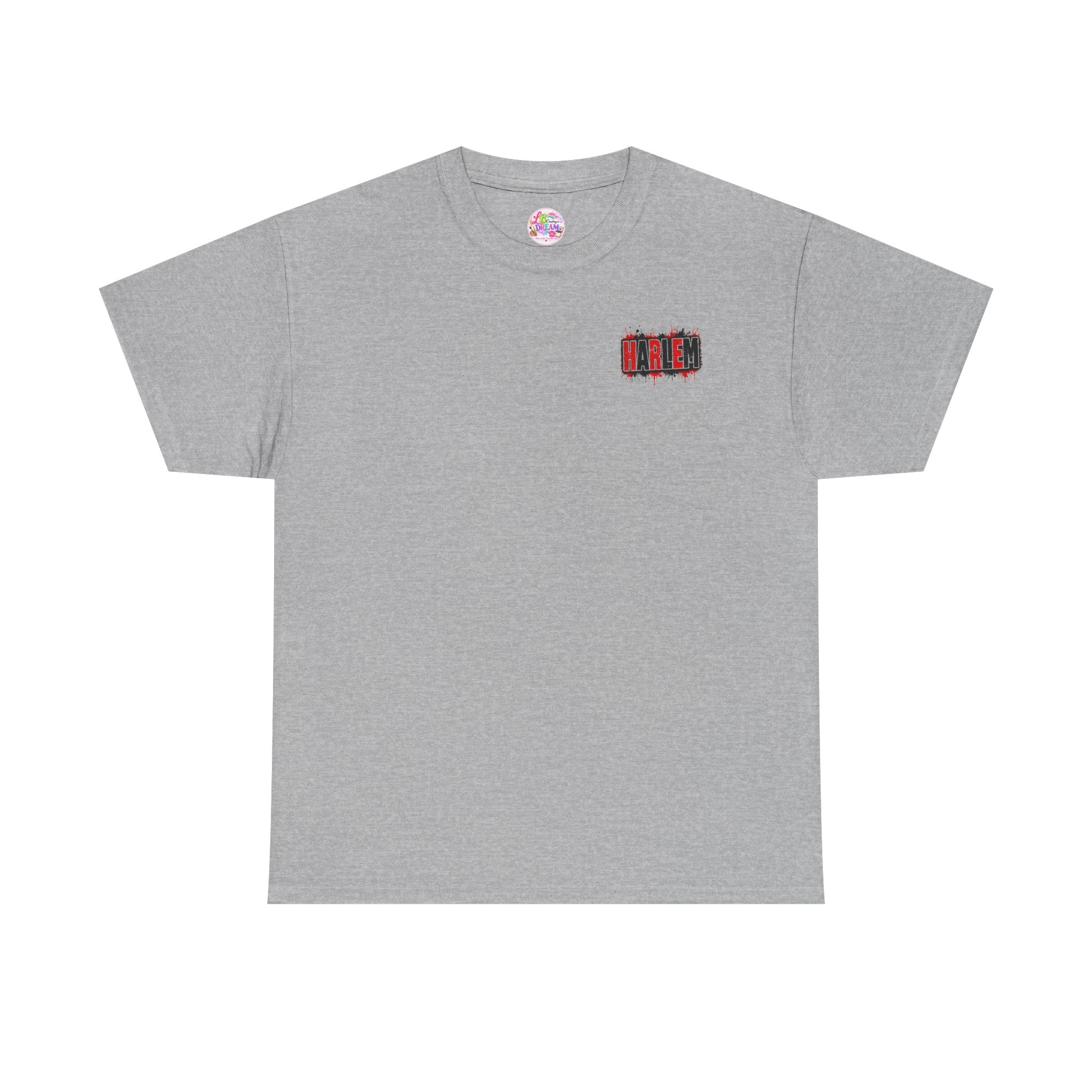 Harlem Graffiti T-Shirt — Bold Red & Black Urban Streetwear Tee