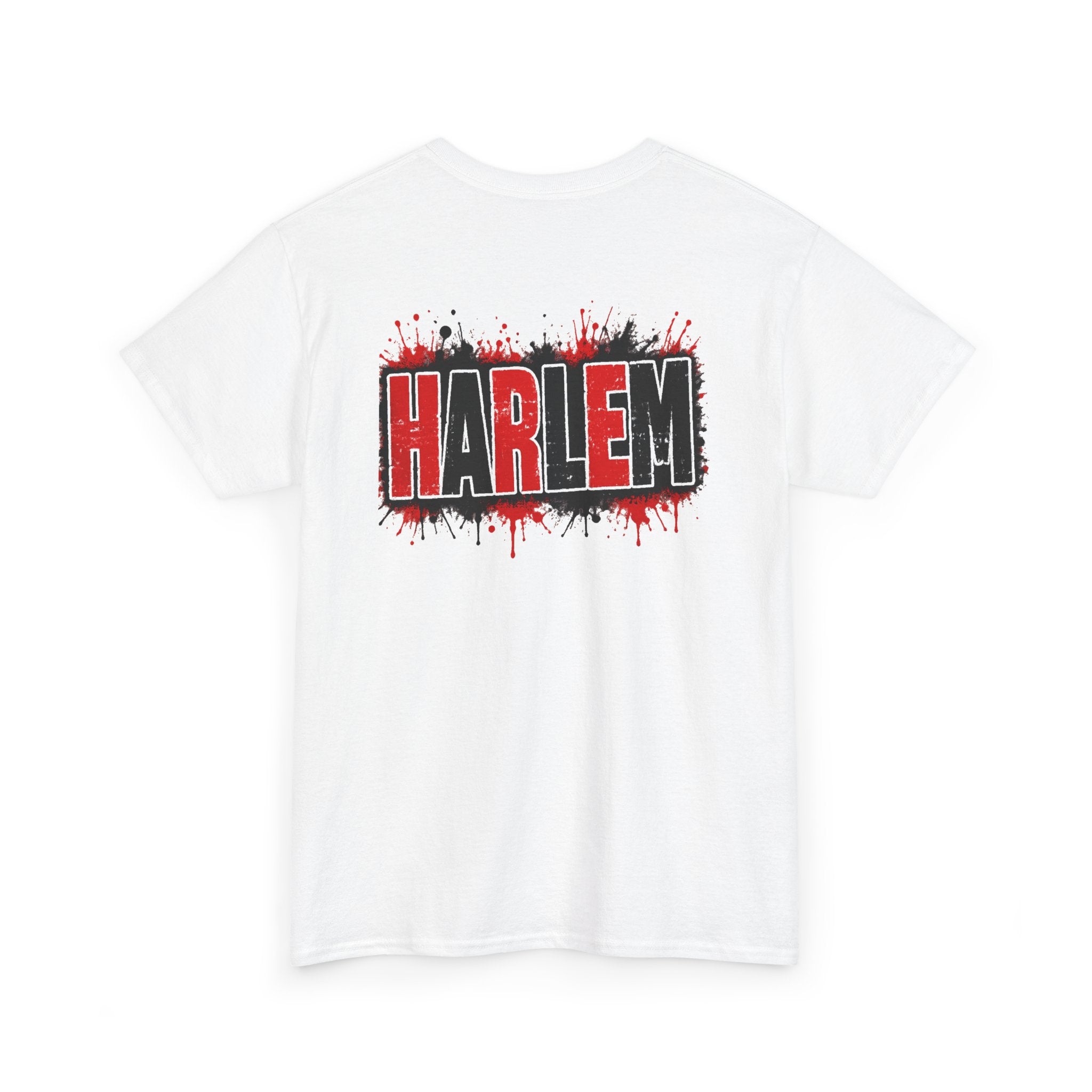 Harlem Graffiti T-Shirt — Bold Red & Black Urban Streetwear Tee