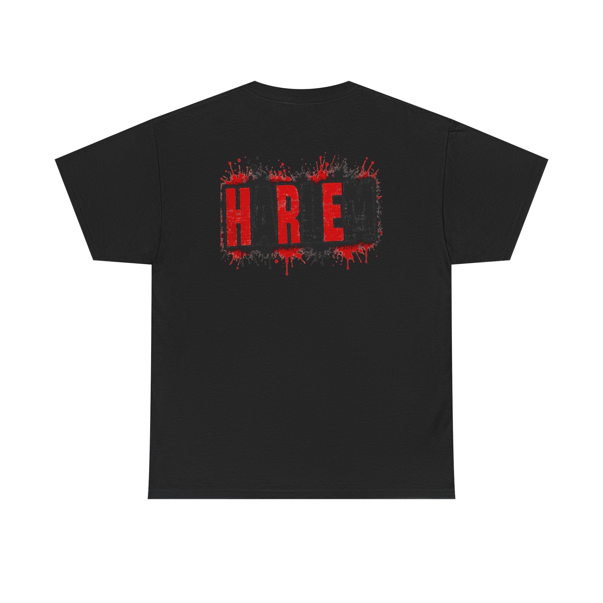 Harlem Graffiti T-Shirt — Bold Red & Black Urban Streetwear Tee