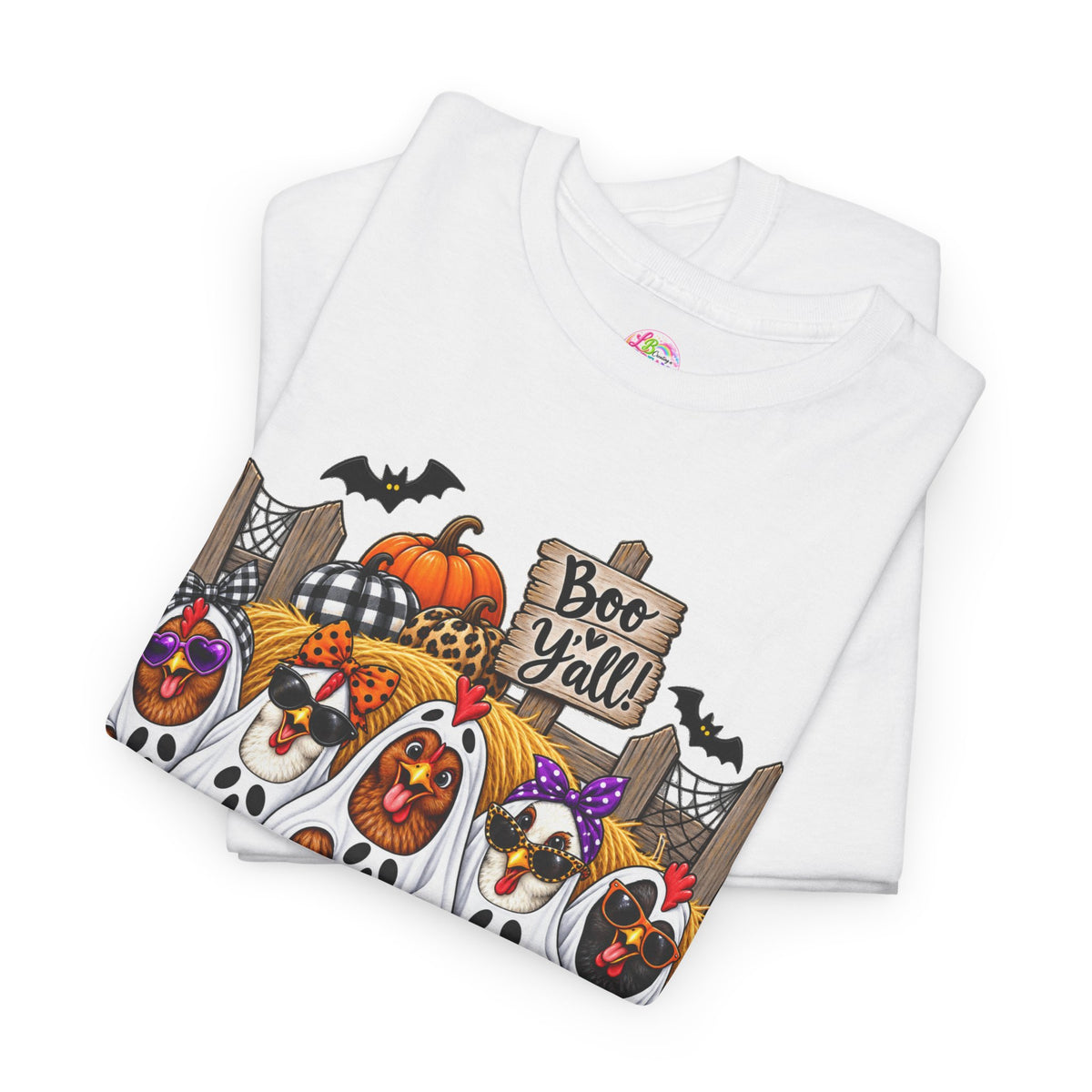 Halloween Ghosts and Pumpkins T-Shirt – Cute 'Bee-Yall' Fall Costume Tee