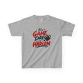 Kids Tee — "It’s Game Day in Harlem" Football Graphic