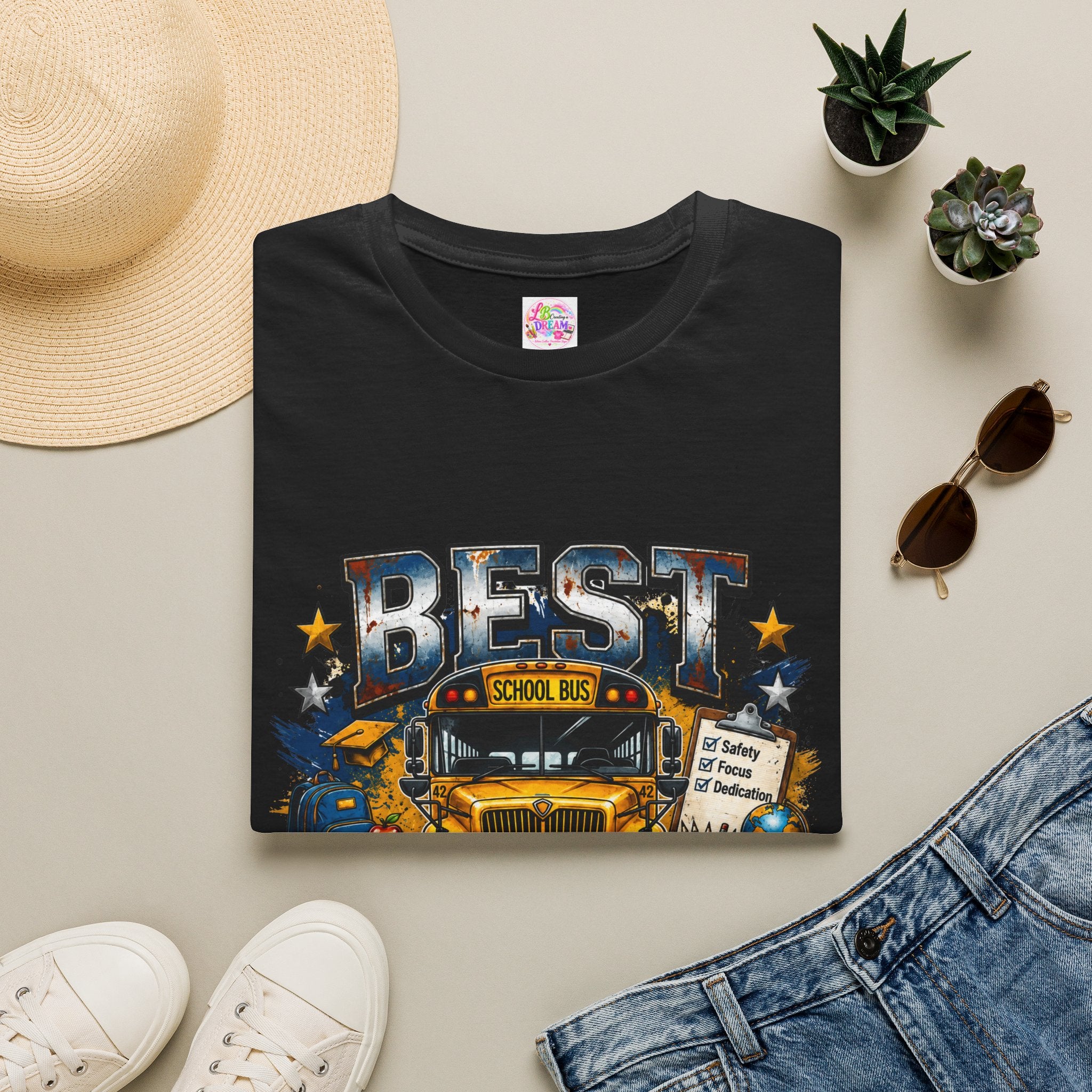 School Bus Driver T-Shirt – "Best Driver Ever" Tribute Tee