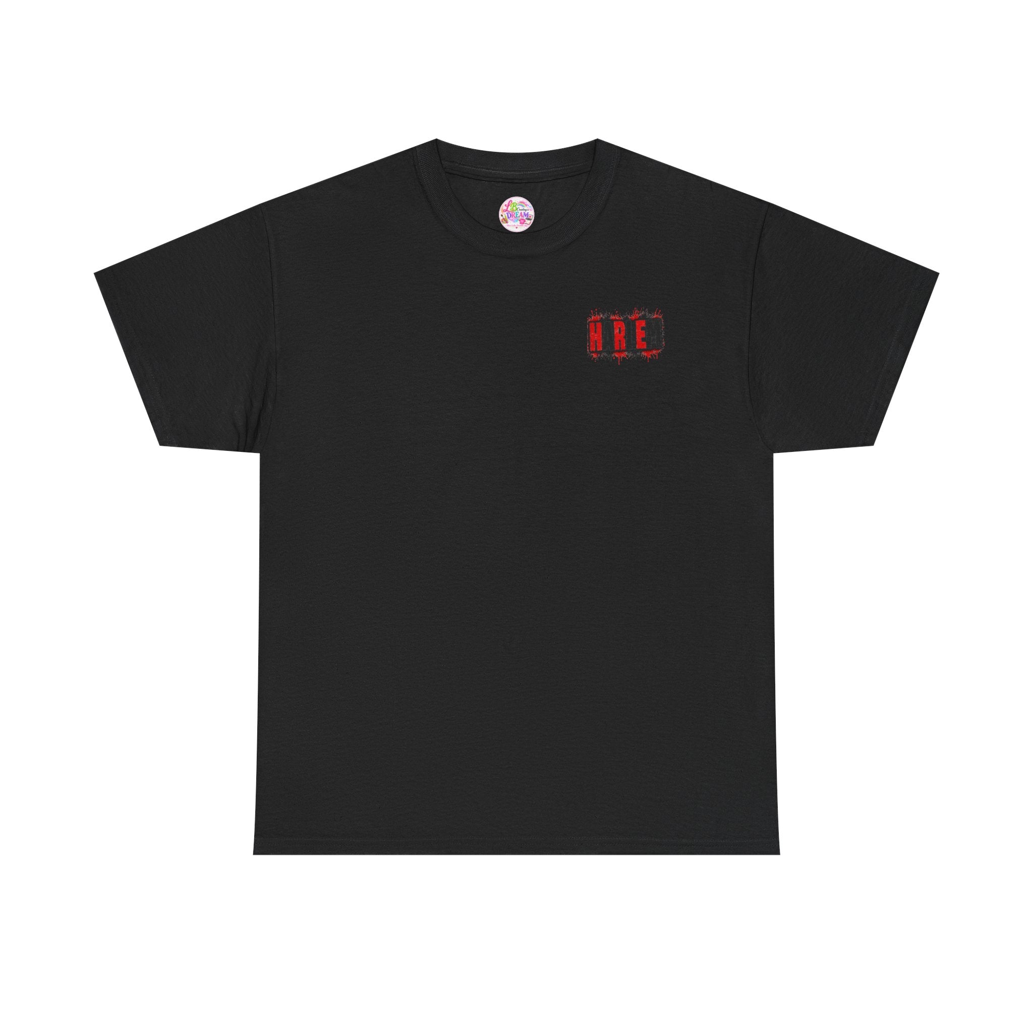 Harlem Graffiti T-Shirt — Bold Red & Black Urban Streetwear Tee