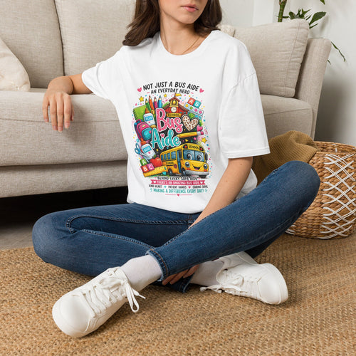 Bus Aide Shirt – Everyday Hero School Bus Aide T-Shirt | Back to School Gift