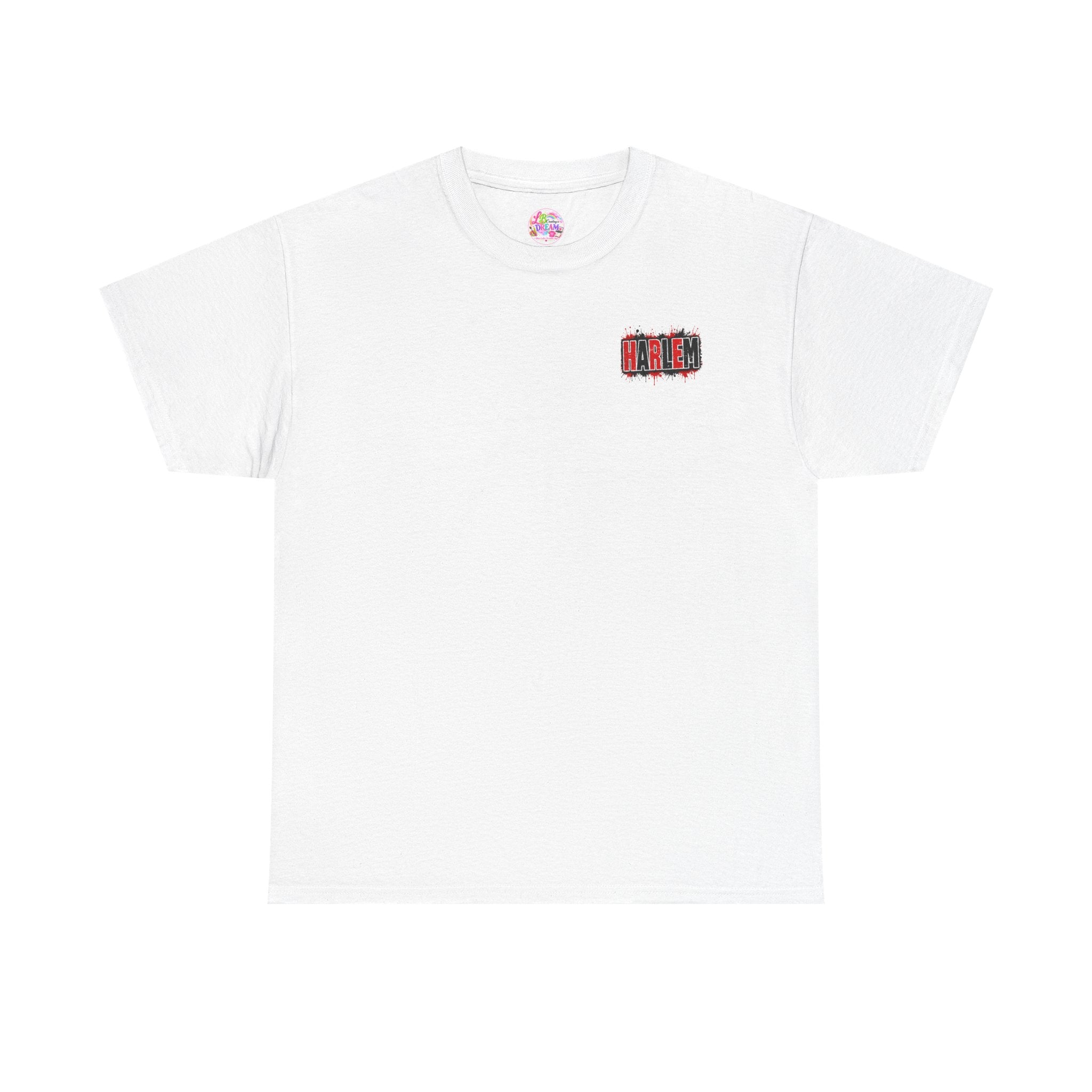 Harlem Graffiti T-Shirt — Bold Red & Black Urban Streetwear Tee