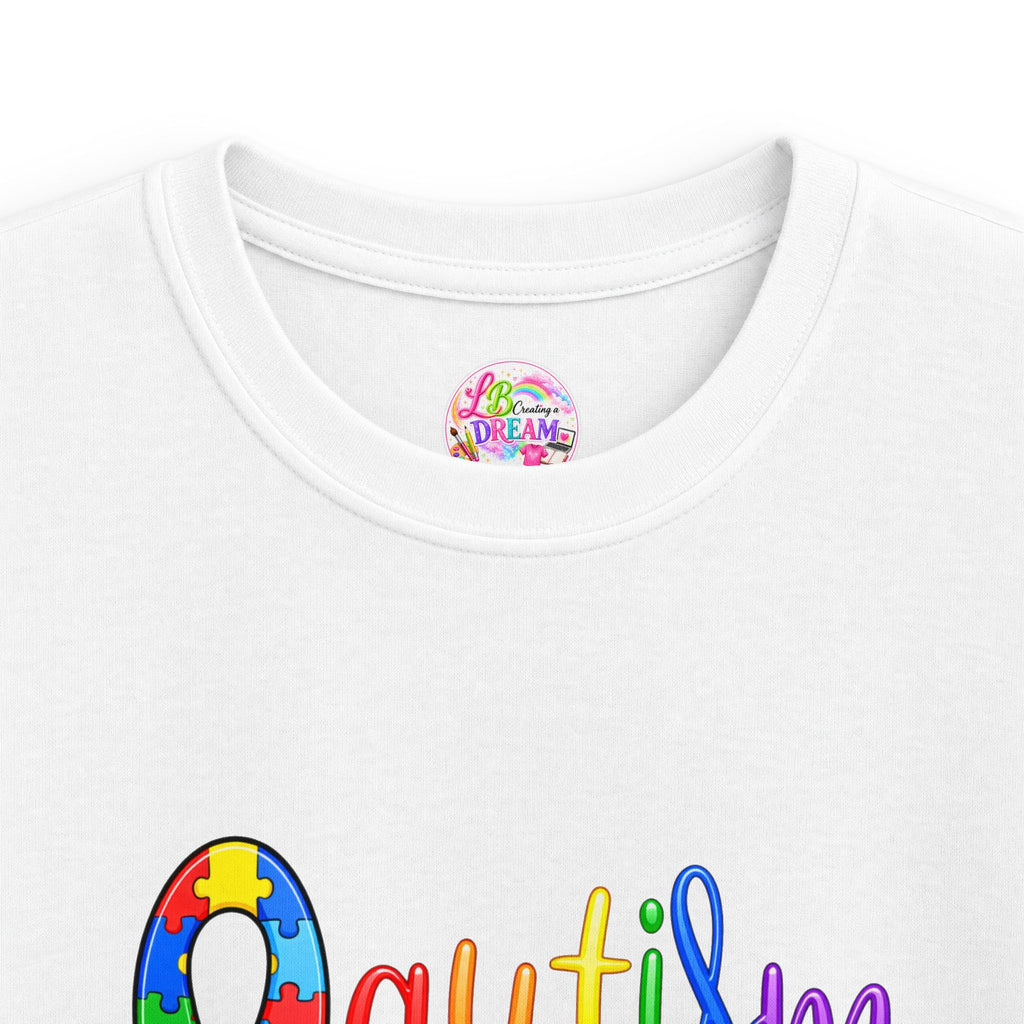 Kids Autism Awareness T-Shirt – Colorful Puzzle Ribbon Tee