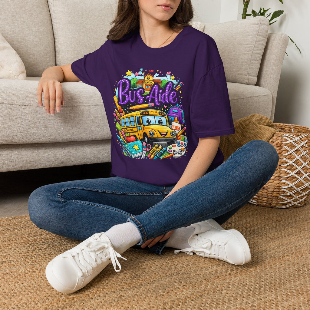 Bus Aide Shirt – Everyday Hero School Bus Aide T-Shirt | Back to School Gift