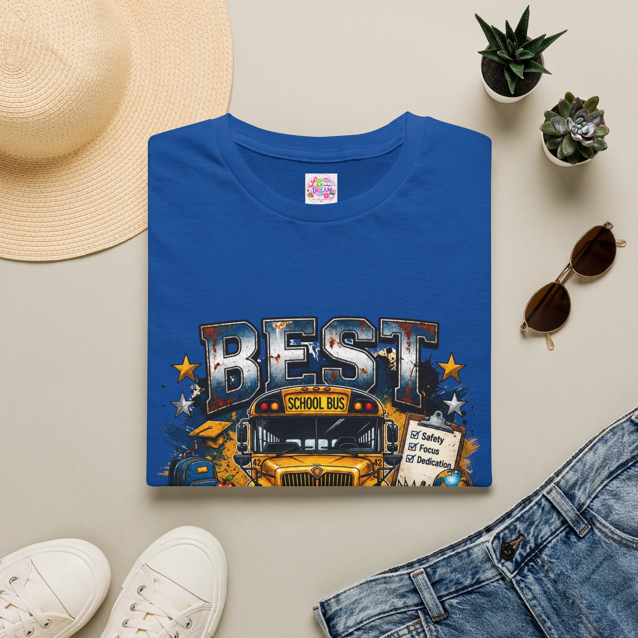 School Bus Driver T-Shirt – "Best Driver Ever" Tribute Tee