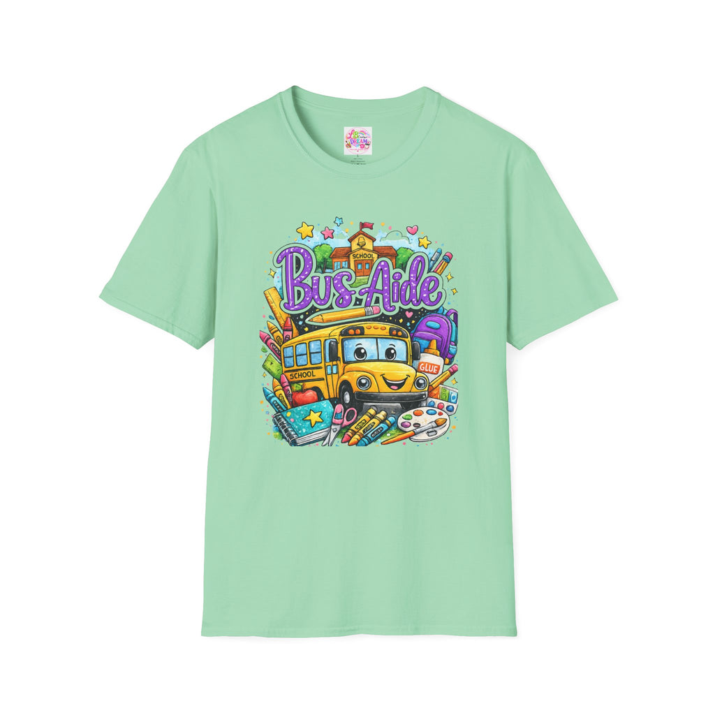 Bus Aide Shirt – Everyday Hero School Bus Aide T-Shirt | Back to School Gift