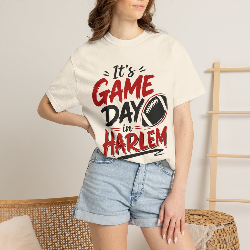 It's Game Day in Harlem T-Shirt — Football Fan Tee