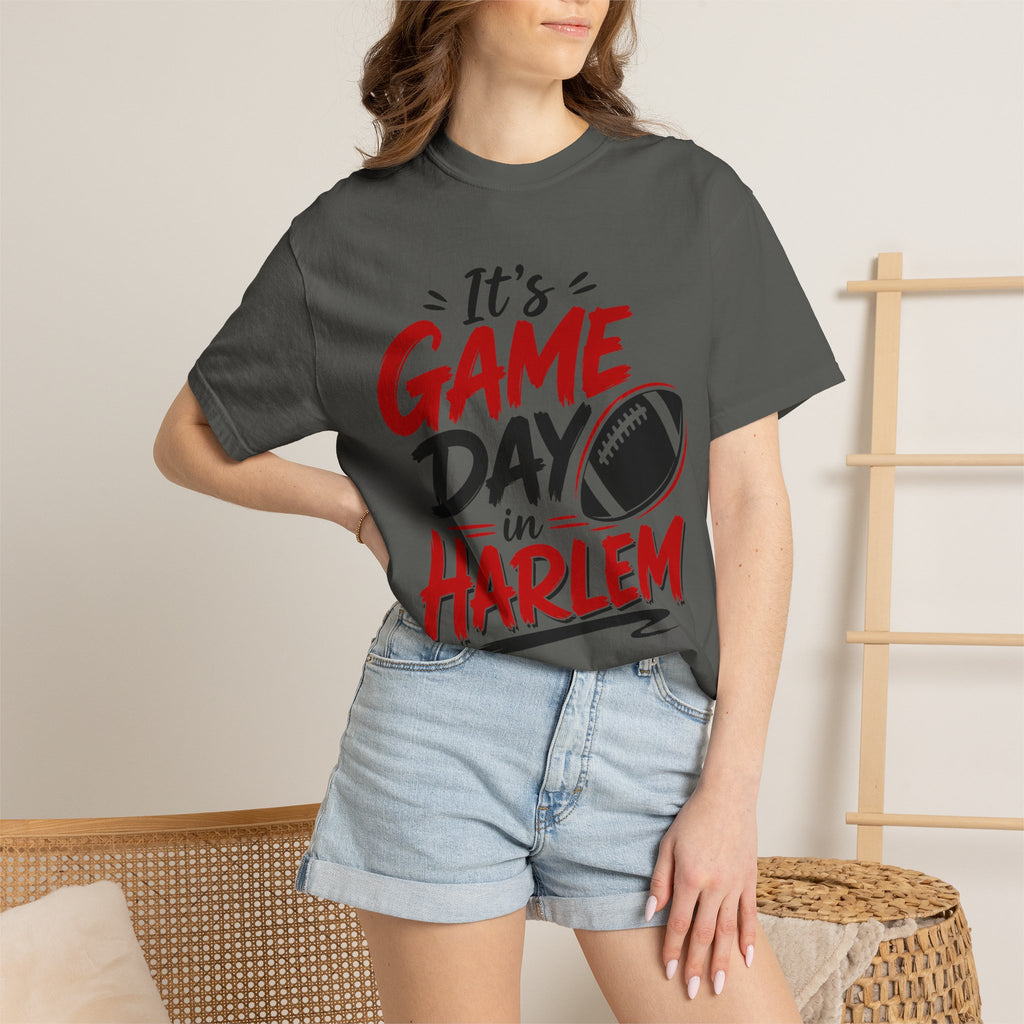 It's Game Day in Harlem T-Shirt — Football Fan Tee