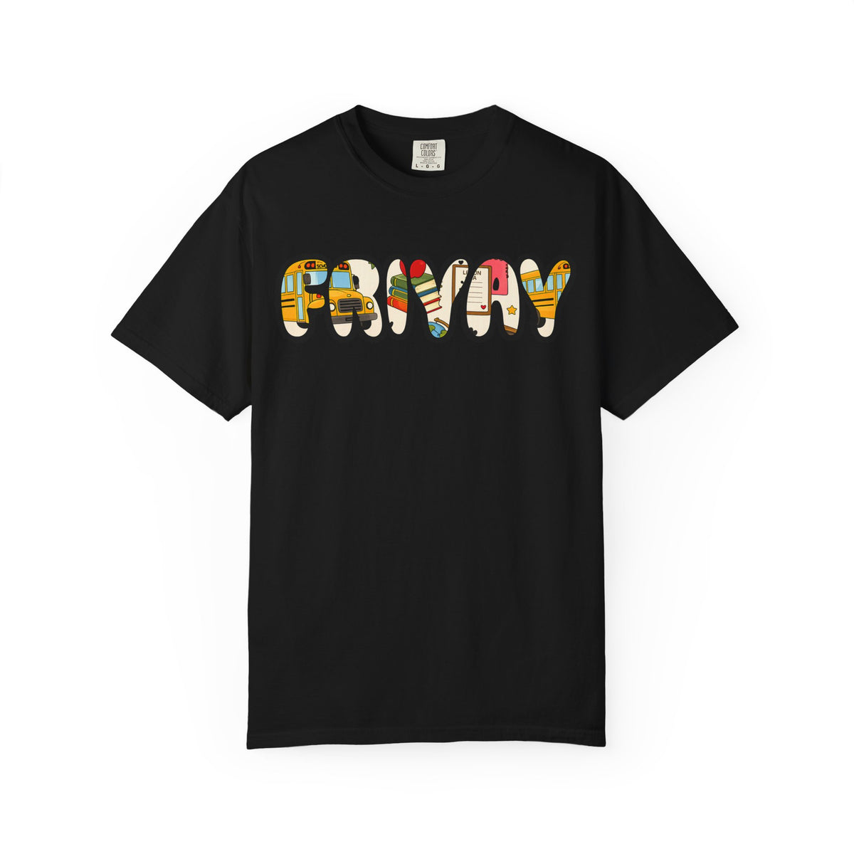 Funny Bubble Letter T-Shirt — Colorful Retro Graphic Tee
