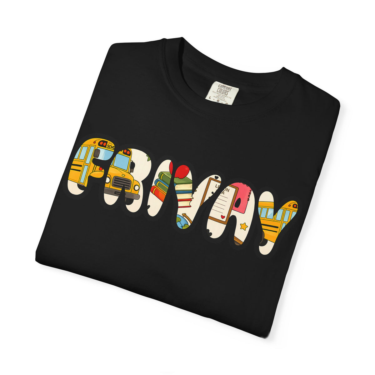 Funny Bubble Letter T-Shirt — Colorful Retro Graphic Tee