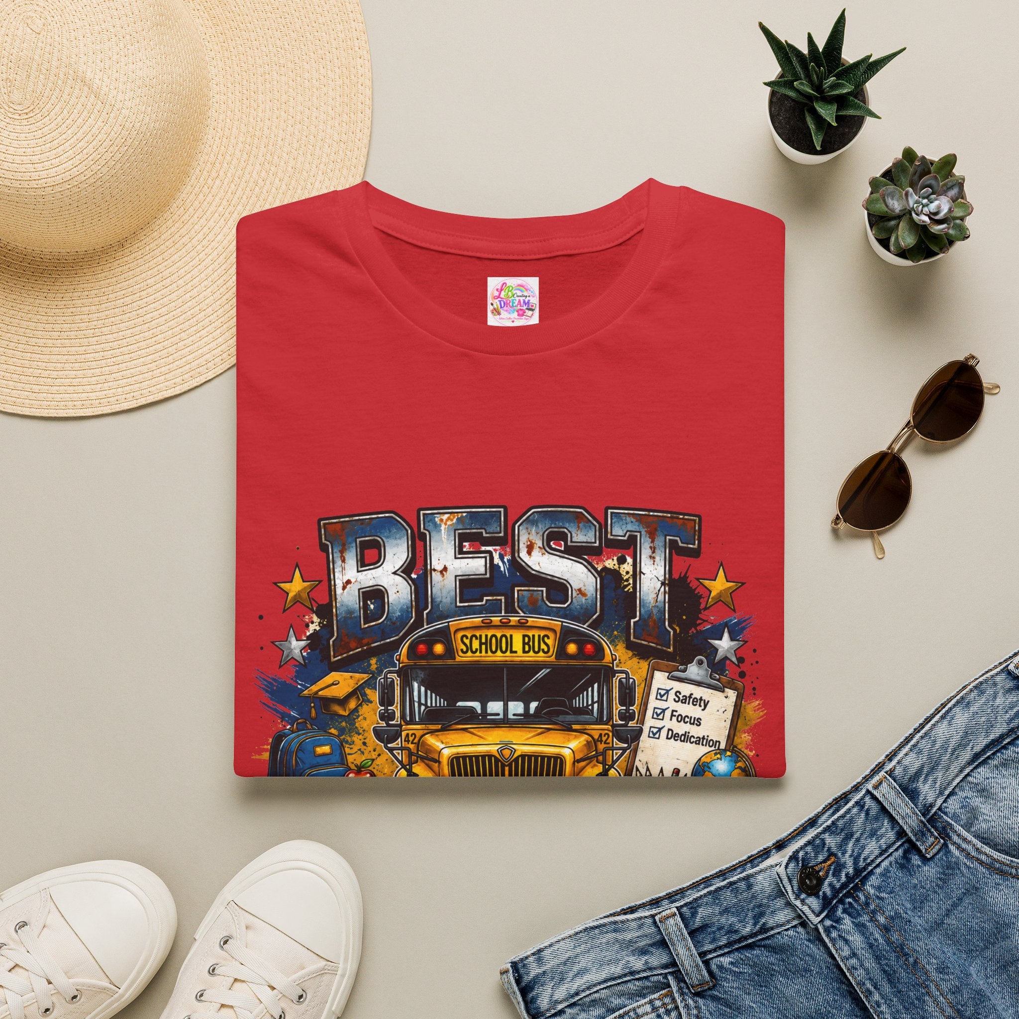School Bus Driver T-Shirt – "Best Driver Ever" Tribute Tee