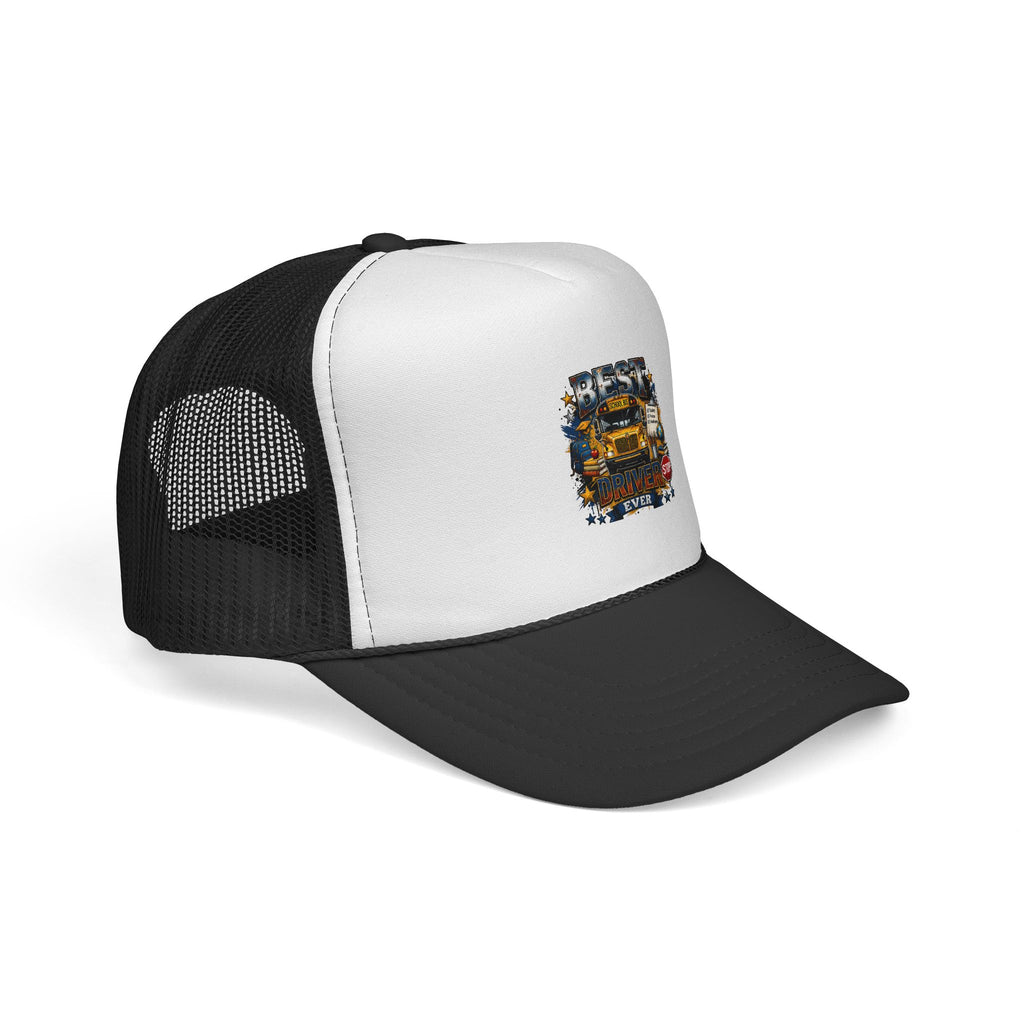 Best Truck Driver Ever Trucker Cap – Vintage School Bus Dad Hat