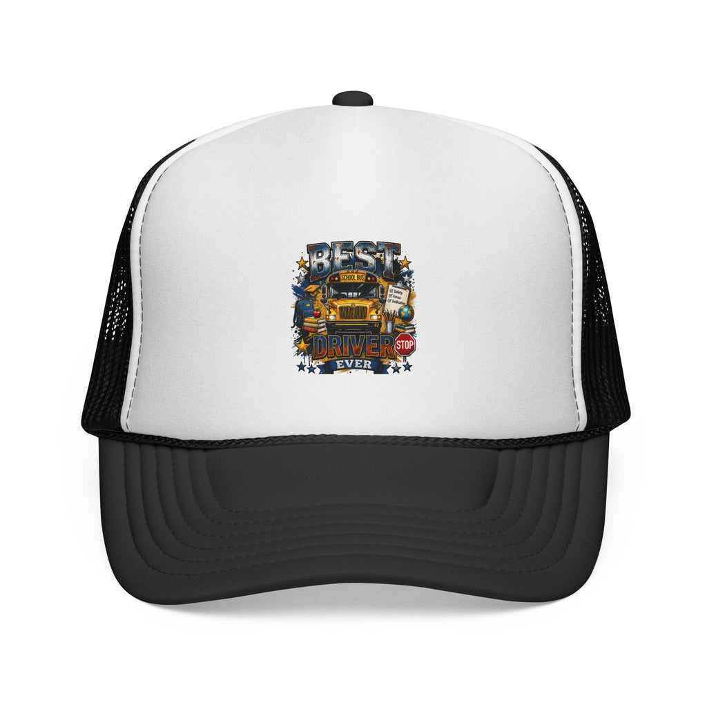 Best Truck Driver Ever Trucker Cap – Vintage School Bus Dad Hat